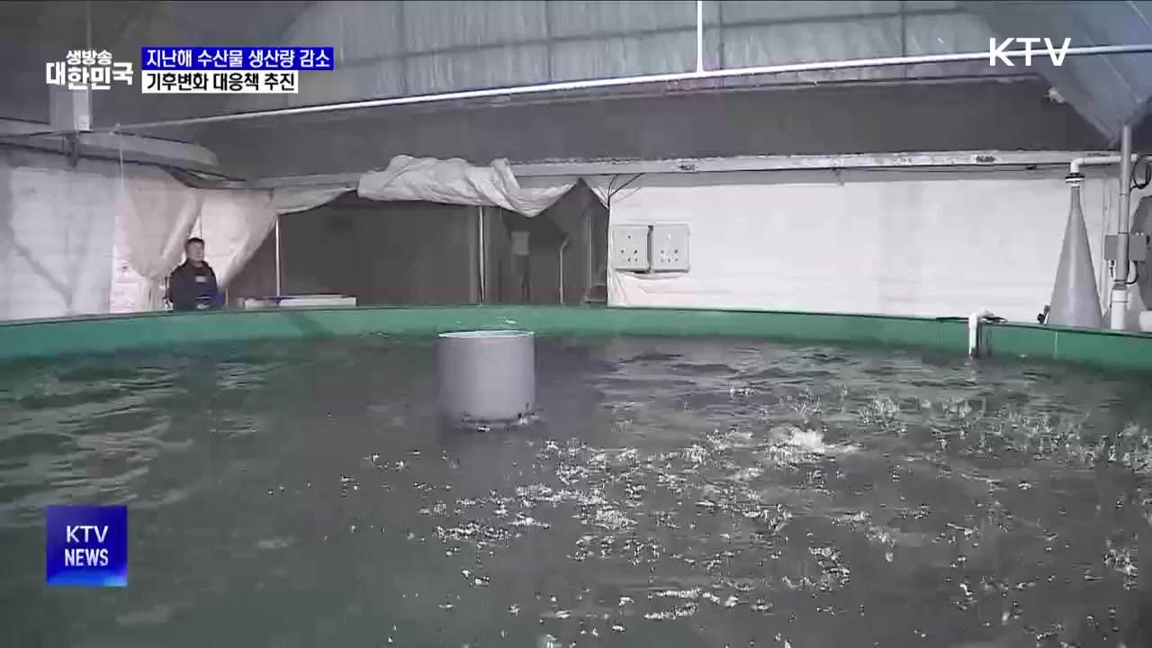 수산물 생산량 감소···스마트 양식장으로 기후변화 대응 영상보기